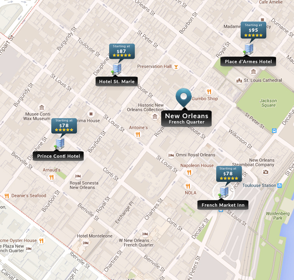Greater New Orleans Map
